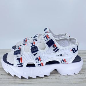 FILA DISRUPTOR SANDAL (WHITE)